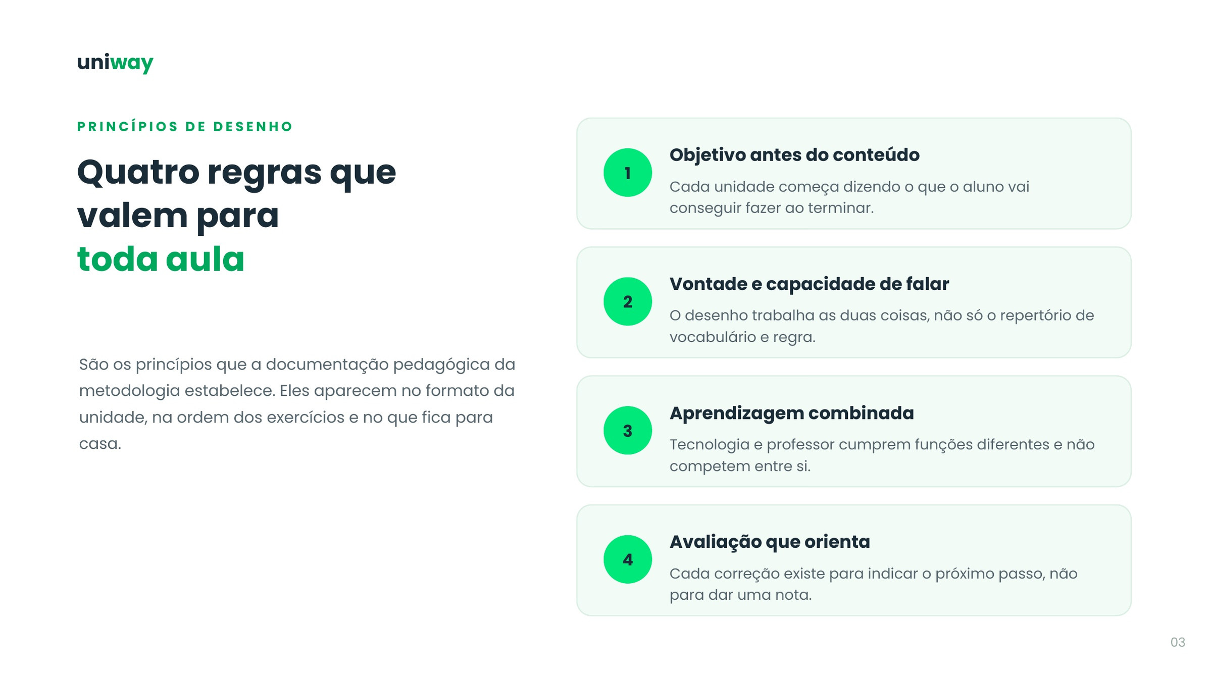 Quatro princípios de desenho que valem para toda aula