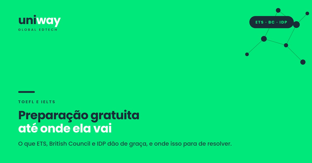 Leia mais sobre o artigo Preparação gratuita para TOEFL e IELTS: o que ela resolve e onde ela para